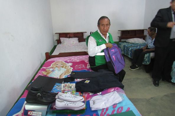 Director de Educación participo de Inauguración de Vivienda en la localidad de Sariapampa